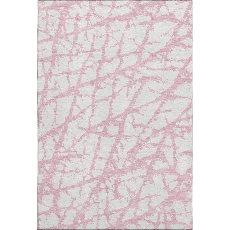 Premium Washable Super Soft Modern Crackle Mayfield Rug