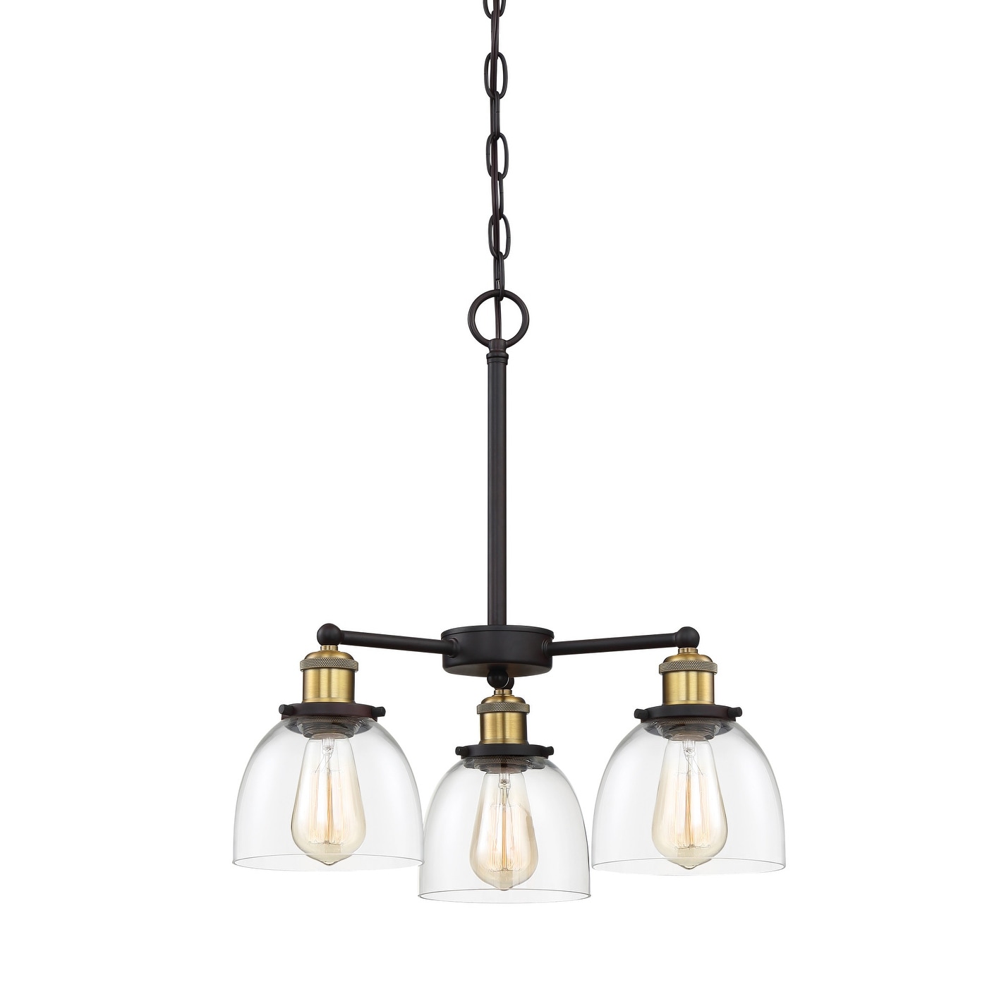 Designers Fountain 92683  Bryson 3 Light 19" Wide Mini Chandelier - Chandeliers For Bedrooms by Overstock.com