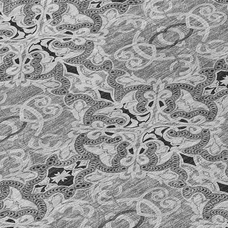 Machine Washable Indoor/ Outdoor Chantille Traditional Medallions Rug