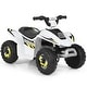 preview thumbnail 22 of 34, Costway 6V Kids Electric Quad ATV 4 Wheels Ride on Toy Toddlers White