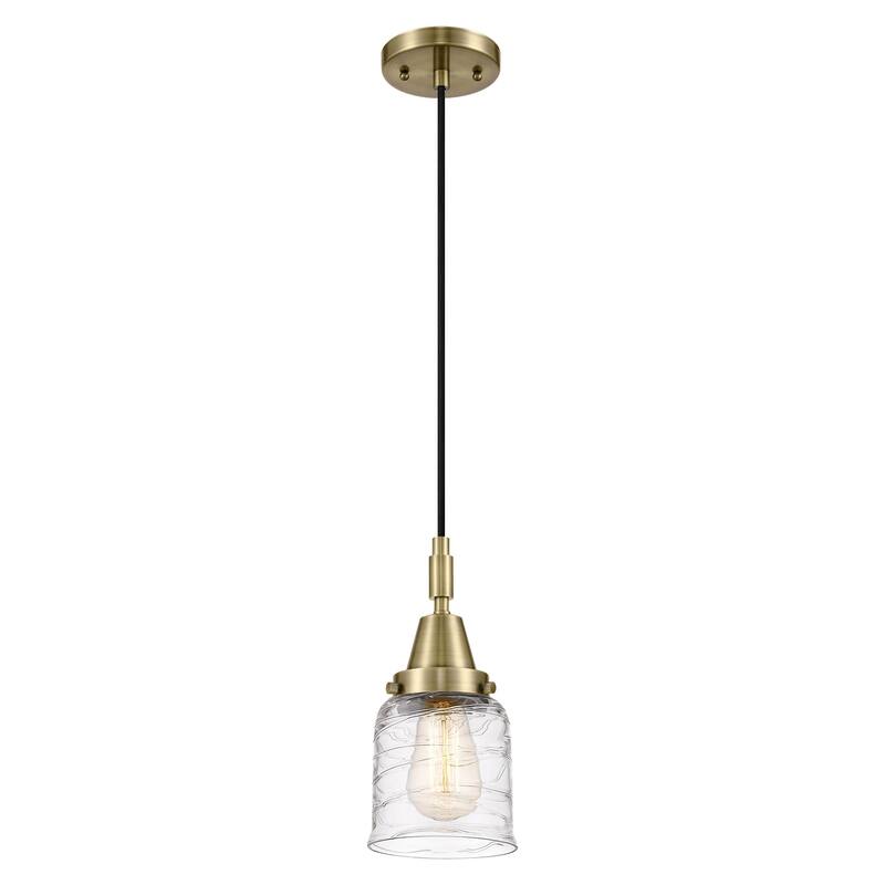 Innovations Lighting 447-1P-G513 Bell 5" Wide Mini Pendant with Clear