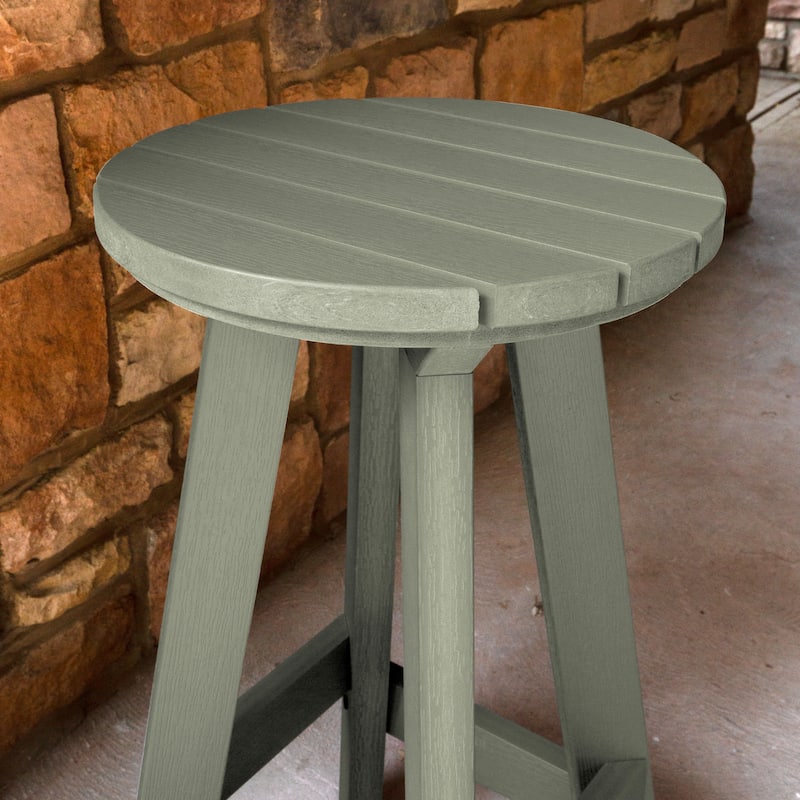 HIGHWOOD Birch Round Bar Height Stool - N/A