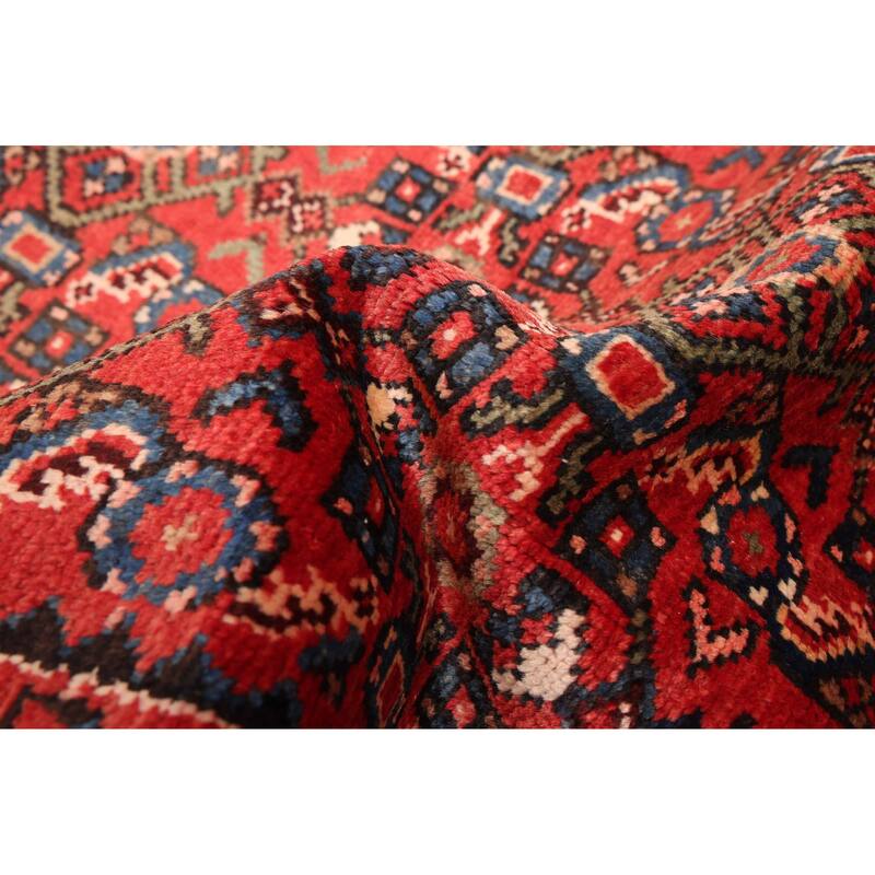 ECARPETGALLERY Hand-knotted Andelz Red Wool Rug - 3'5 x 13'6