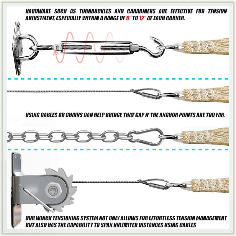 ColourTreeUSA Waterproof Custom Size Red Square Sun Shade Sail Canopy UV Block