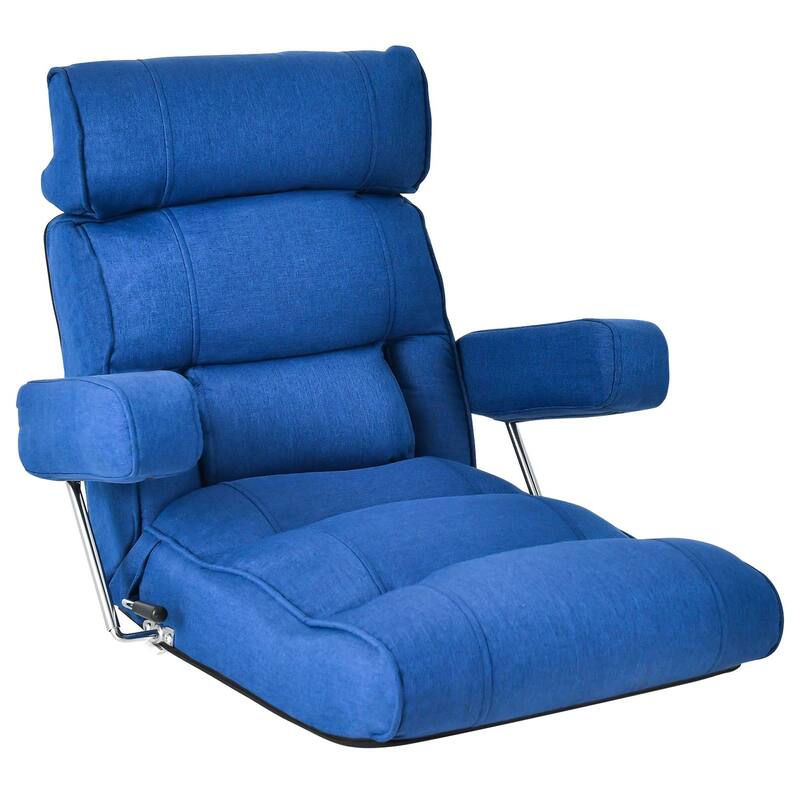 Costway Adjustable Lazy Sofa with Stepless Adjustable Back & - See Details
