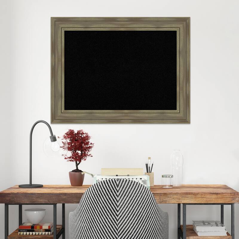 Alexandria Greywash Wood Framed Corkboard Bulletin Boards