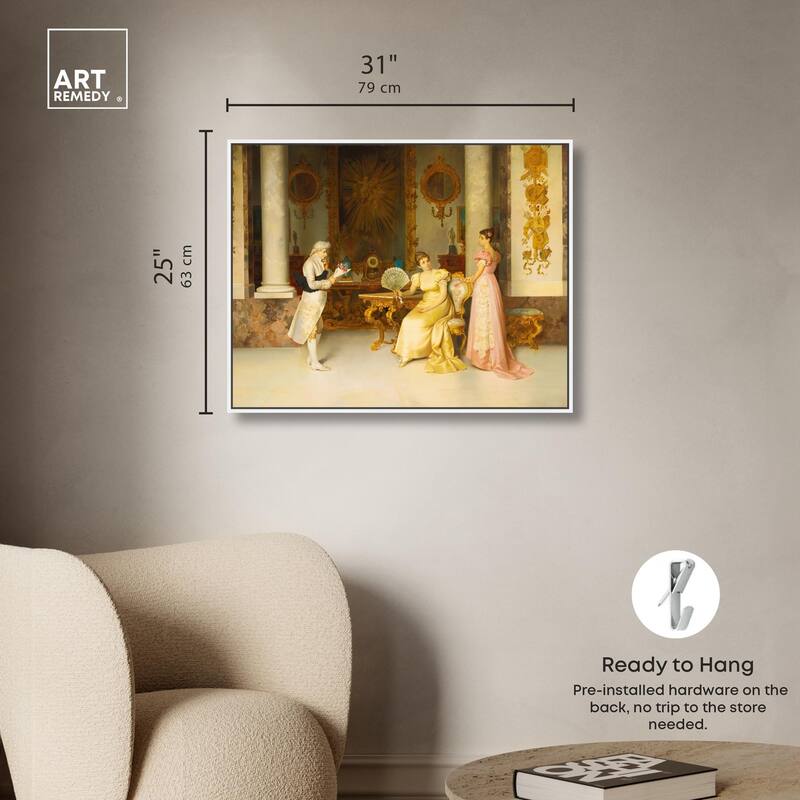 Bashful Suitor Canvas by Art Remedy