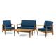 Option Teak Finish + Dark Teal