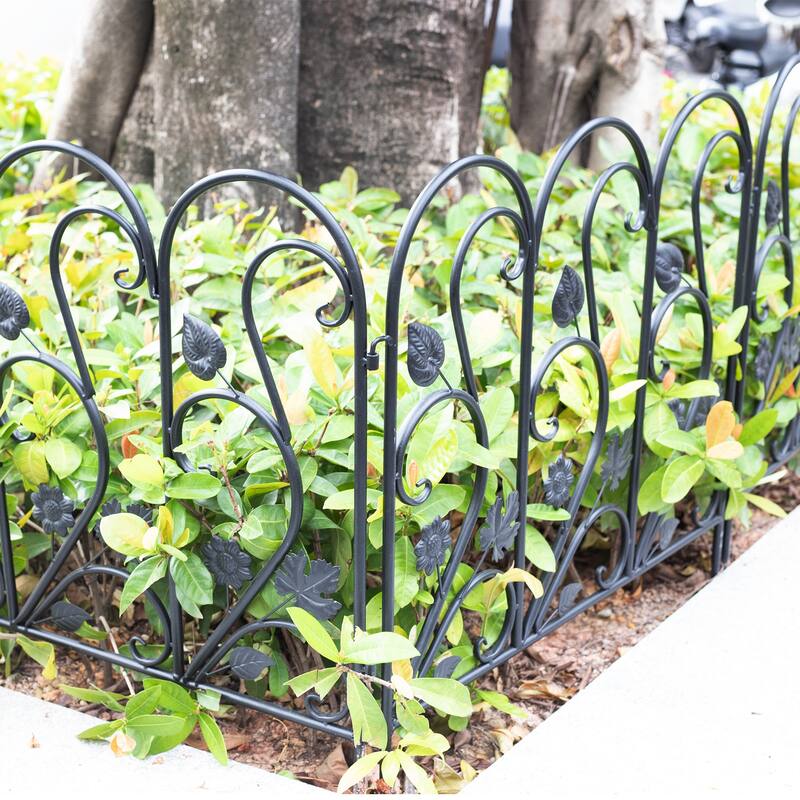5X Garden Fence Outdoor Decorative Fencing Landscape Wire Border Edge