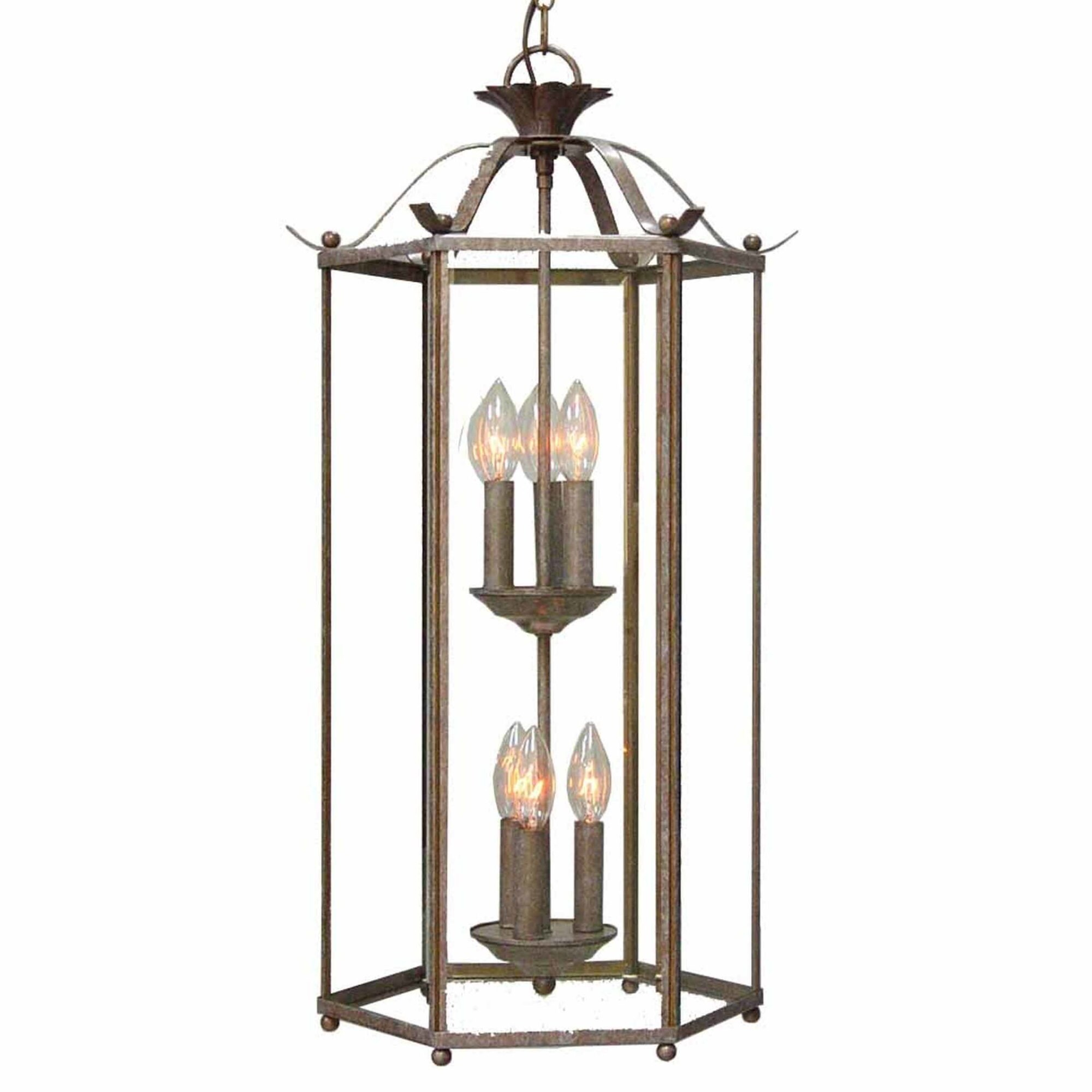 Volume Lighting V5086  6 Light 15" Wide Taper Candle Chandelier - Chandeliers For Bedrooms by Overstock.com