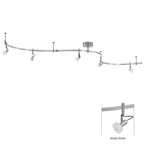 Kovacs P4305-084 5-Light LED Track Kit - satin nickel - N/A