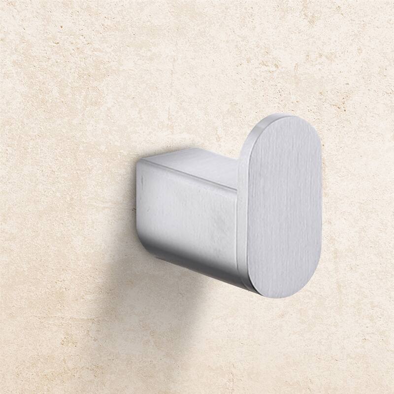 Topcraft Wall Mounted Stainless Steel Bathroom 4-Piece Hardware Accessory Set