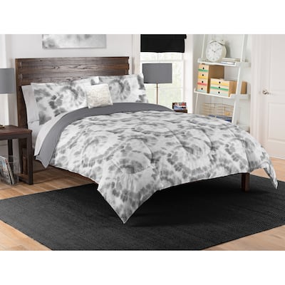 ENT 883 NW Kids Subtle Shibori Full Bed-in-a-Bag with Decorative Pillow