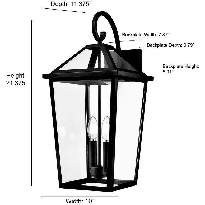 Millennium Lighting 91422 Eston 2 Light 21" Tall Outdoor Wall Sconce