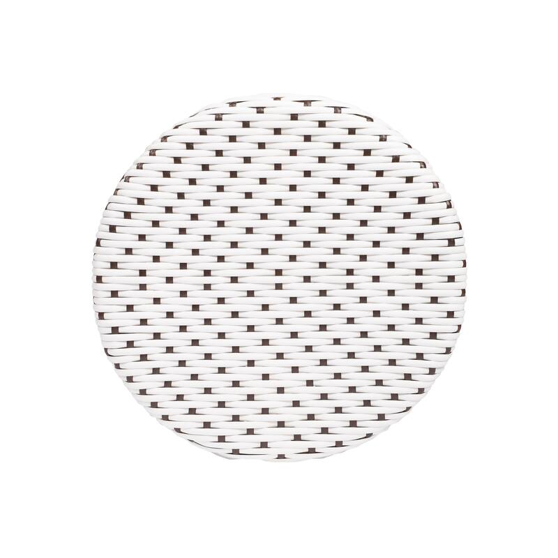 Tobias Rattan Round Bar Stool