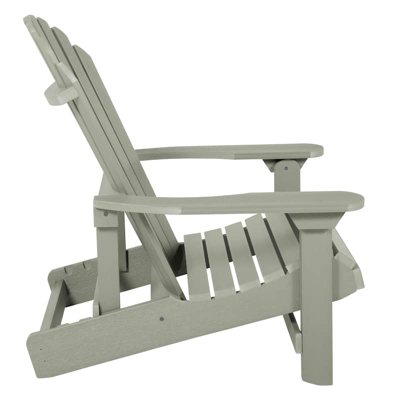 HIGHWOOD King-Size Folding and Reclining Adirondack Chair