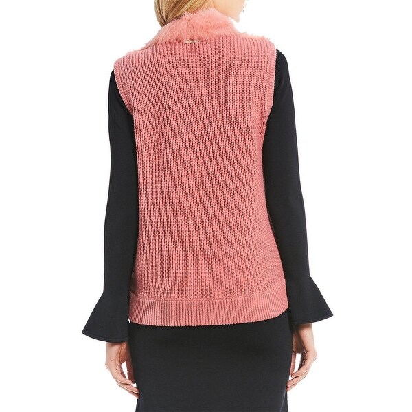 michael kors vest womens red