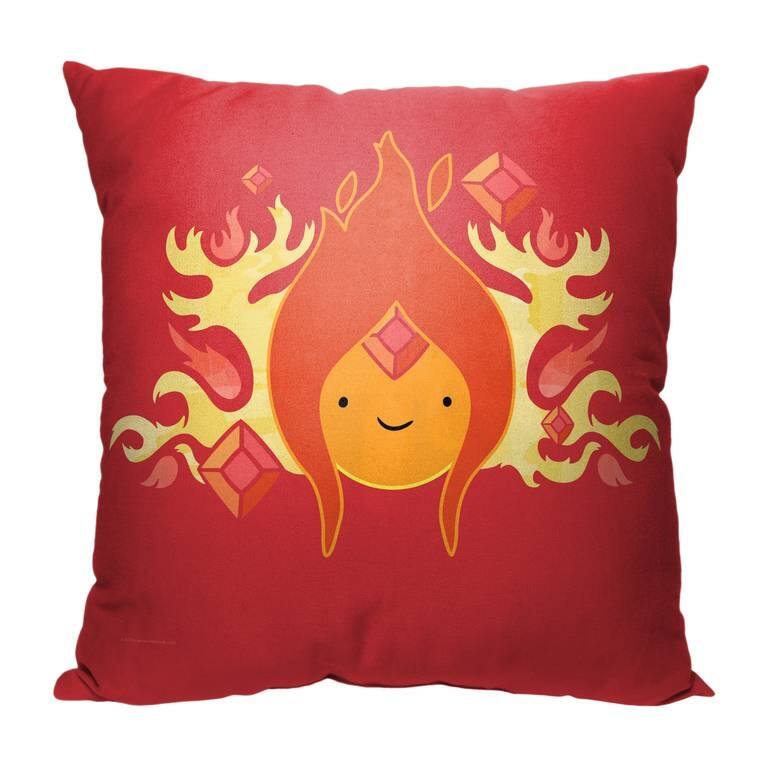 Warner Brothers Adventure Time Flame Princess 18 Inch Throw Pillow