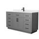 Option Dark Gray, Black Trim, Giotto Quartz Top