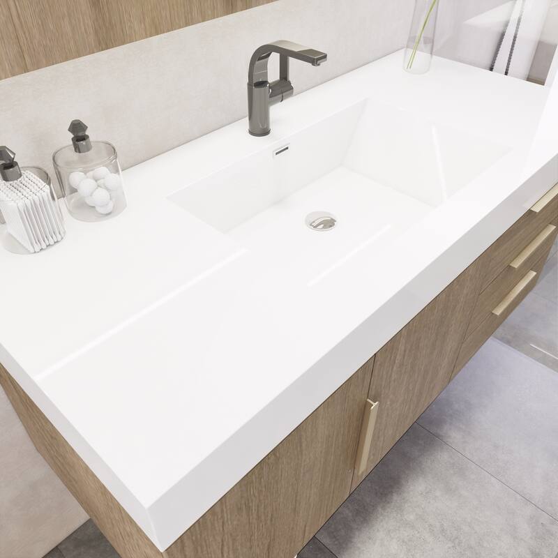 Noble 48" Wall Mounting Vanity with Reinforced Acrylic Sink