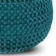 preview thumbnail 19 of 39, WYNDENHALL Vanessa Round Pouf in Velvet Fabric