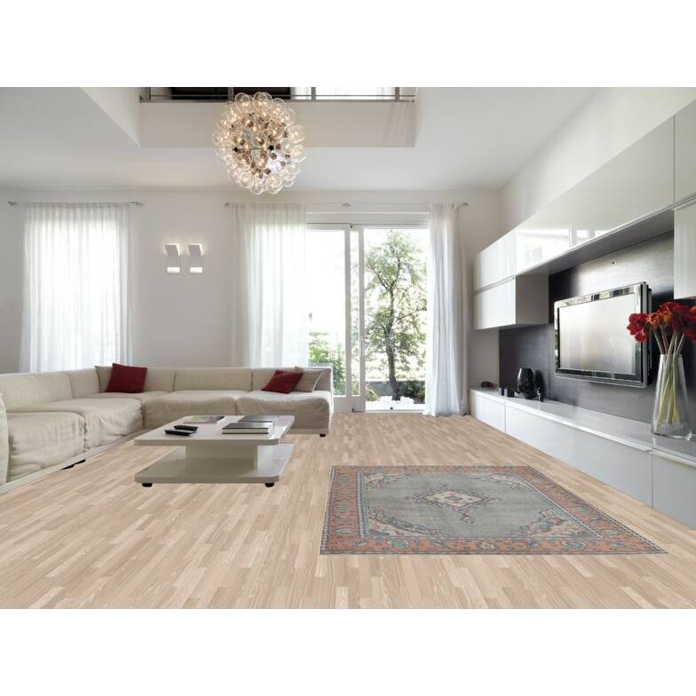 Hand Knotted Oriental 100% Wool Carpet Traditional Medallion Greys & Charcoal Tabriz Area Rug - 9' 6'' X 6' 9''