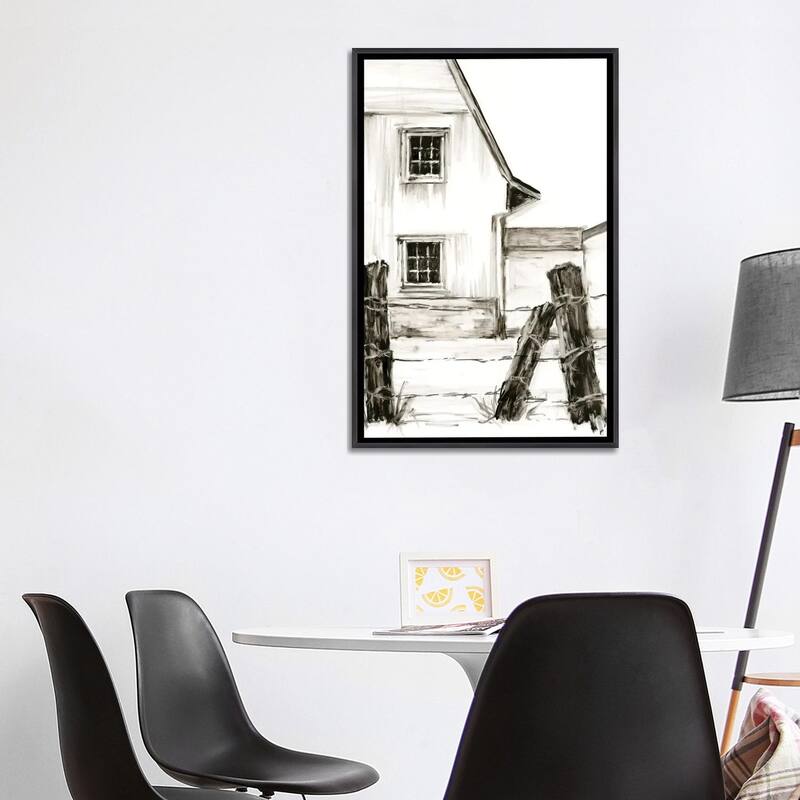 iCanvas "Rustic Barbed Wire I" by Ethan Harper Framed