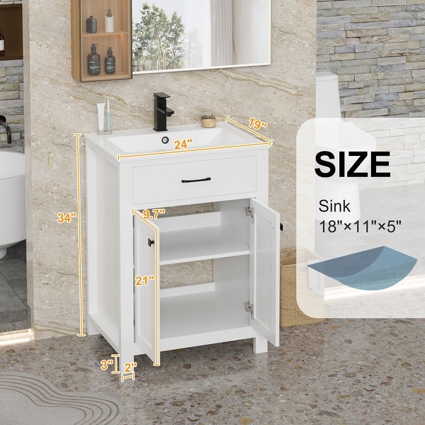Eclife Bathroom Vanity Cabinet Set with Under mount Vessel Sink Combo On Sale Bed Bath Beyond 37236080