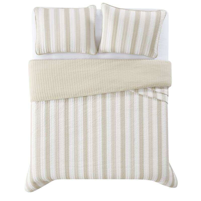 Truly Soft Aiden Stripe Quilt Set