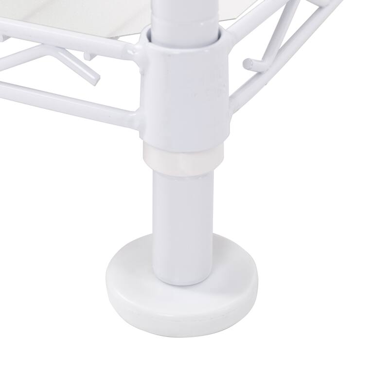 Seville Classics Expandable Closet Organizer System, White