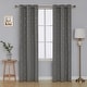 preview thumbnail 65 of 86, Deconovo Decorative Silver Diamond Curtains (2 Panel)