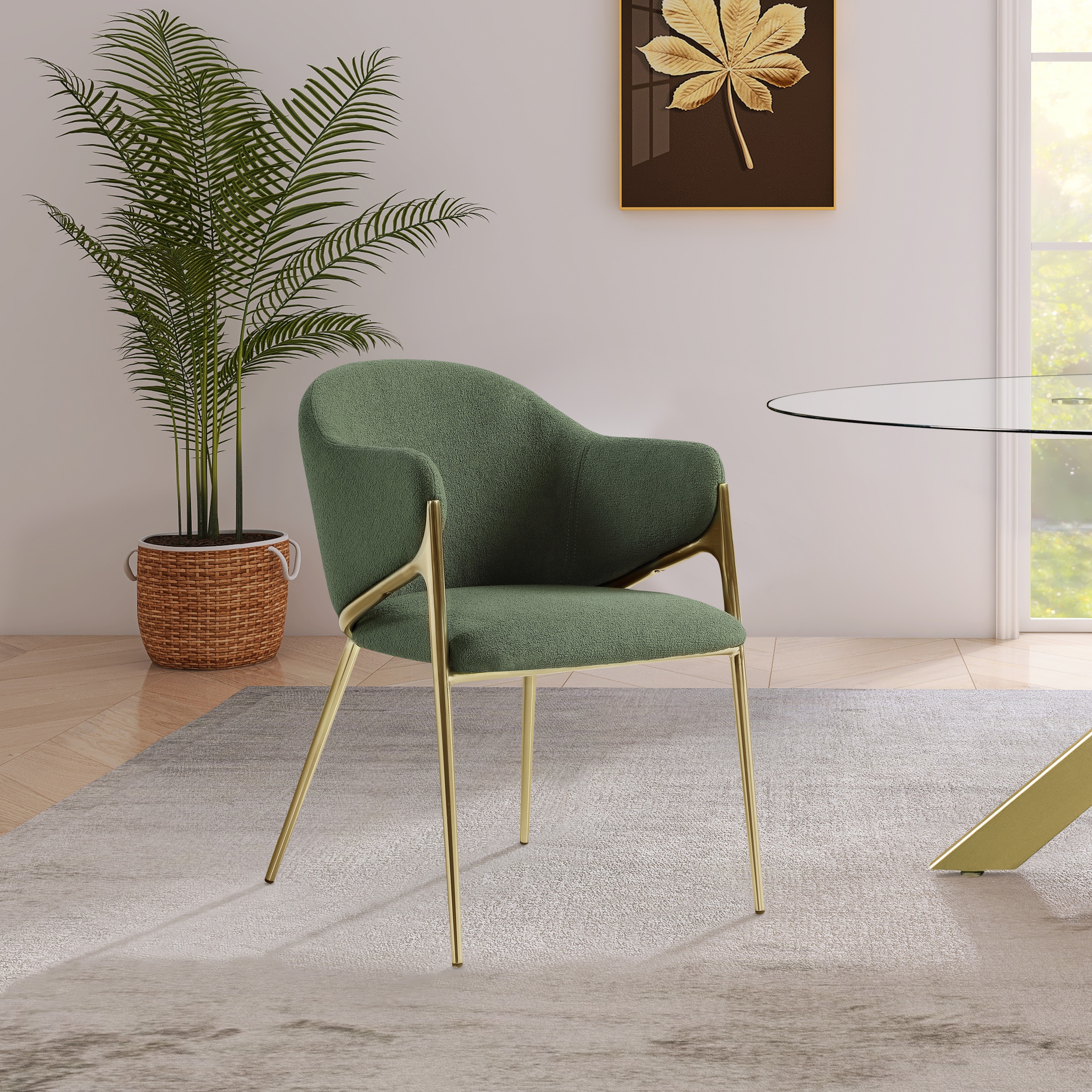 Blaisdell linen 2025 upholstered dining chair