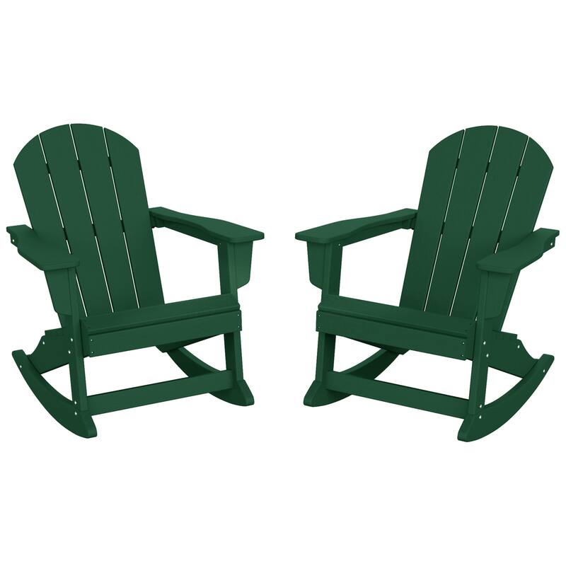 Laguna Hdpe All Weather Outdoor Patio Rocking Chair (Set of 2)
