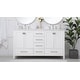 preview thumbnail 6 of 8, Elegant Lighting VF18860D Irene 60" Free Standing Double Basin Vanity