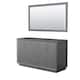 Option Dark Gray, Brushed Nickel Trim, No Top