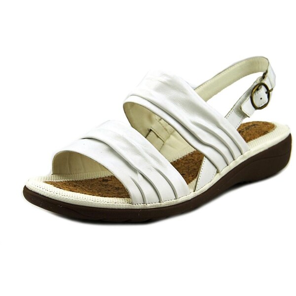 Hush Puppies Minetta Keaton W Open-Toe Leather Slingback Sandal