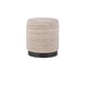 preview thumbnail 2 of 16, Handwoven Storage Ottoman with Matte Black Metal Base - Solid Wood Frame