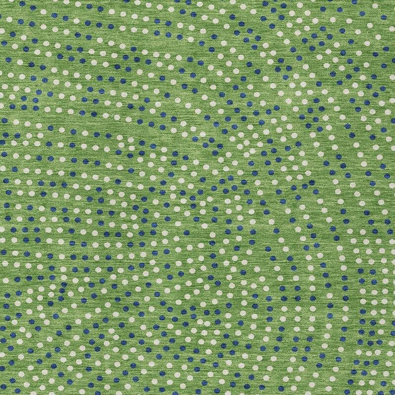 HomeRoots Polka Dot Transitional Rectangle Outdoor Rug