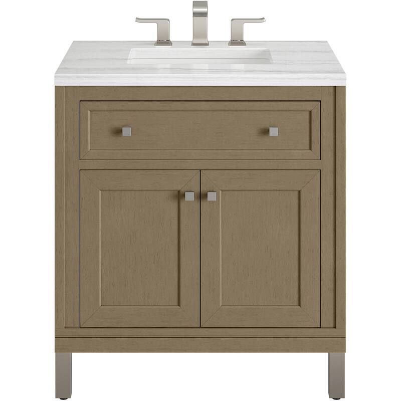 James Martin Vanities 503-V30-3AF Chicago 30" Free Standing Single - Walnut Whisper