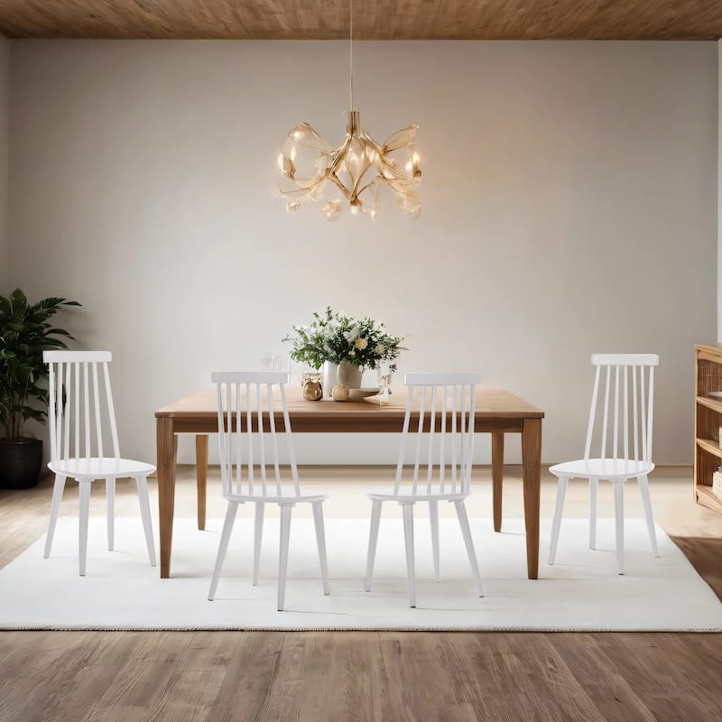 Burris 17"Wide Spindle Wood Dining Chairs
