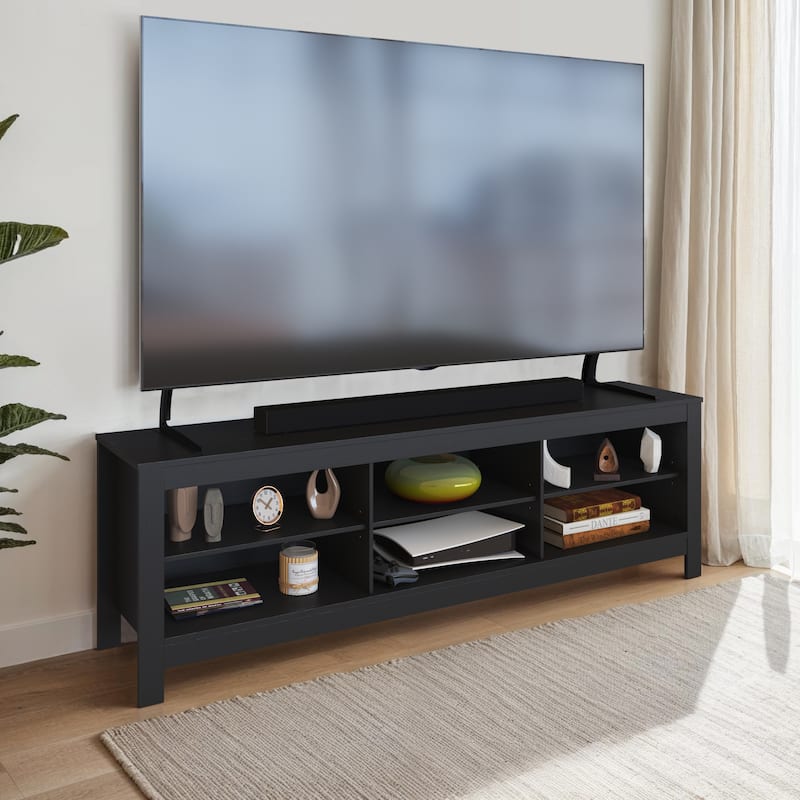 Ren Black Media Console for TVs up to 85" - Black