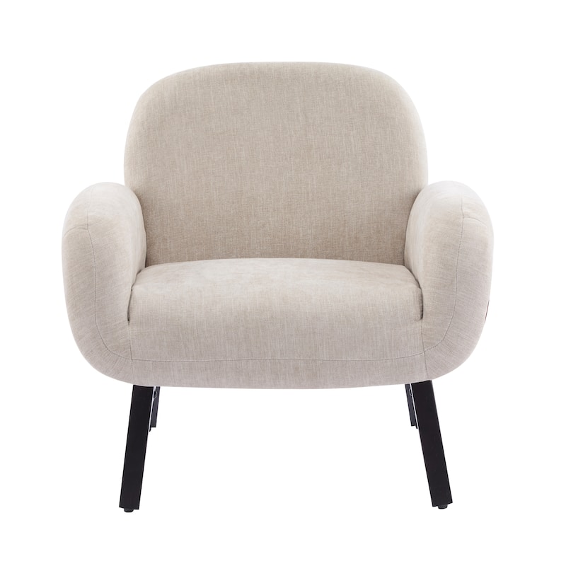 Christopher Knight Home -Daniel Solid Wood And Fabric Armchair