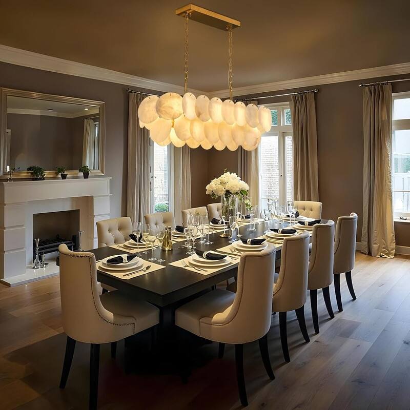 KAYLA Modern Natural Marble Living Room Chandeliers