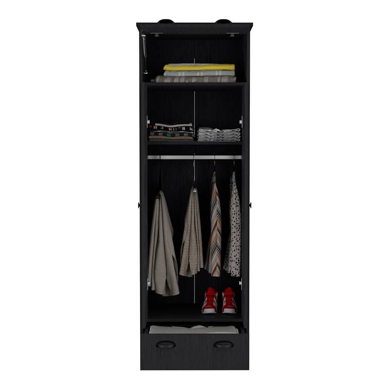 Armoire for Living Room ,Apartment, Bedroom, Black