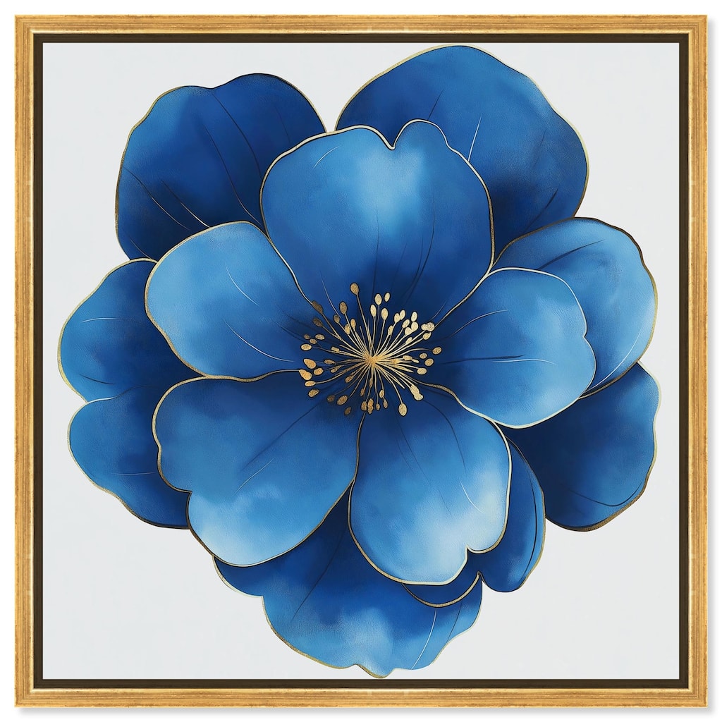 Blue Brilliance I Canvas by Art Remedy