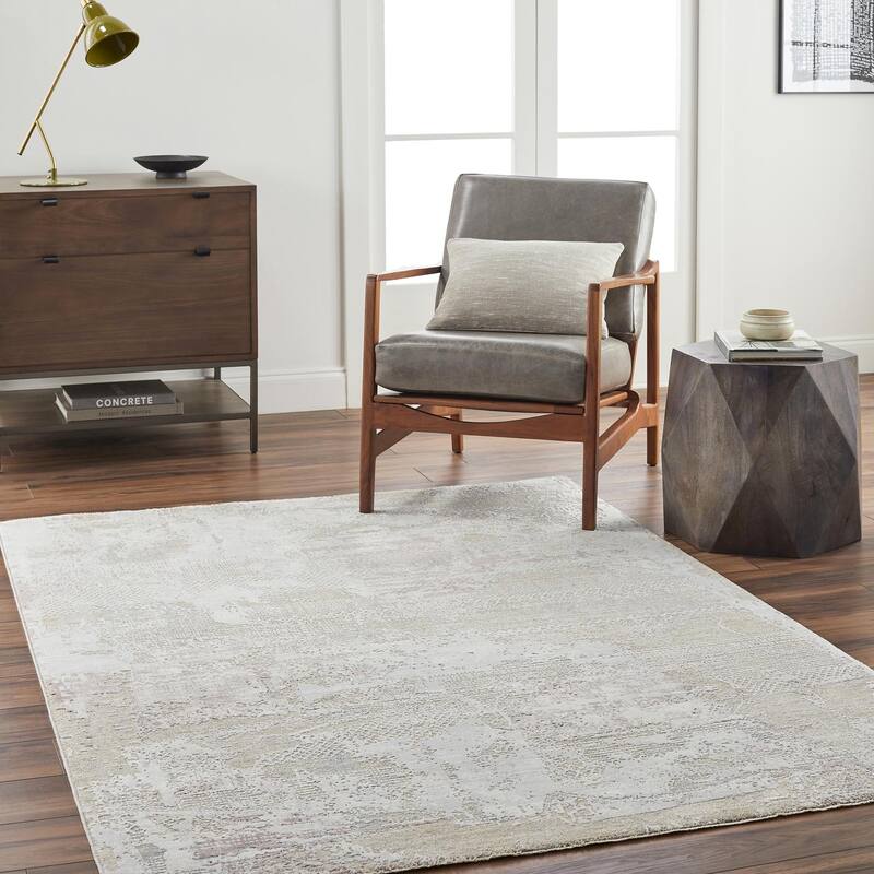 Livabliss Casual Brunswick Diamond Area Rug - 6'7" x 9'6" - Blush/Tan
