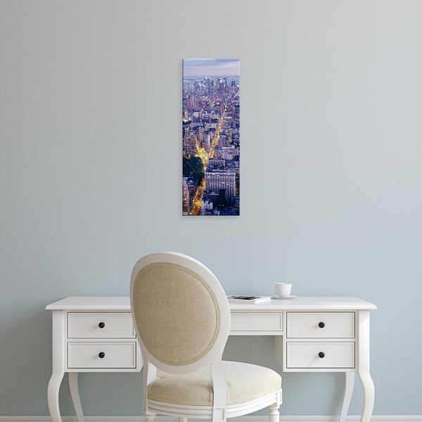 Easy Art Prints Panoramic Image 'View of buildings in a city, Manhattan, New York City, New York, USA' Canvas Art