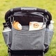 preview thumbnail 3 of 10, Stroller Organizer - Quantum 3 & 4, 8-in-1 Buggy Buddy XL - Gray