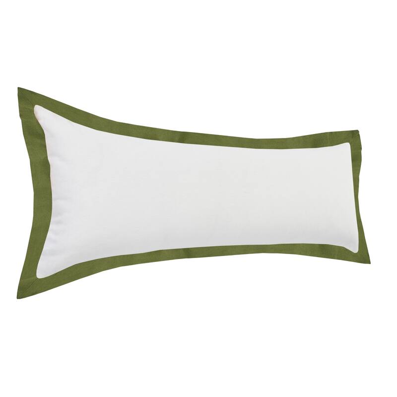 Sevita Flora Empire Bordered Throw Pillow