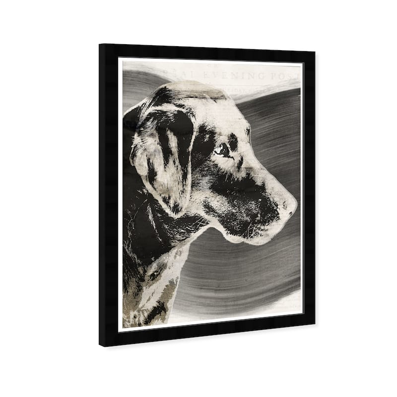 Wynwood Studio Prints Animals By Your Side Gray and Farmhouse Wall Art Canvas Print